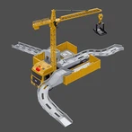 Vaikų žaislinių automobilių formelės